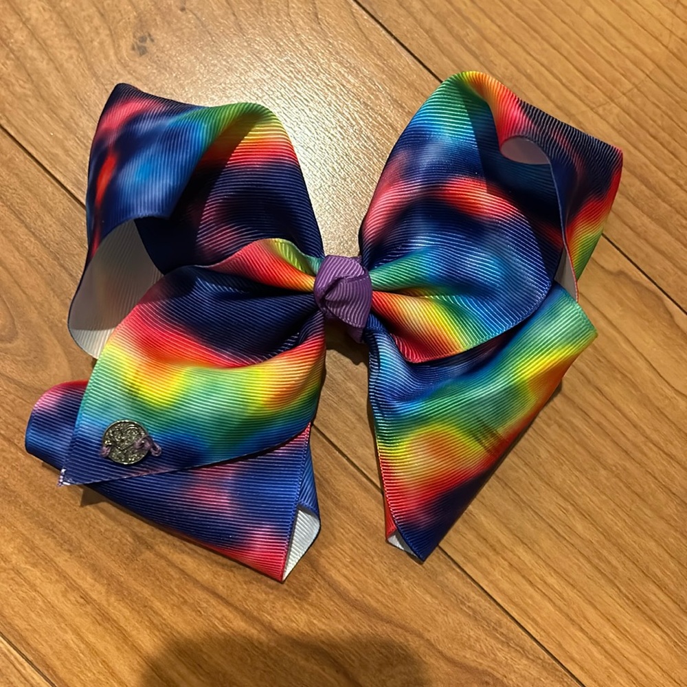 JoJo Siwa tie-dye multicolor big bow